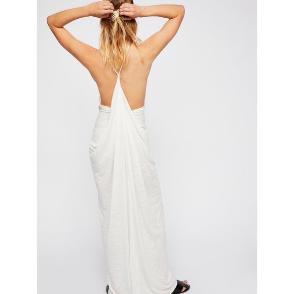 Free People Positano Maxi Dress in Ivory - Picture 3 of 7